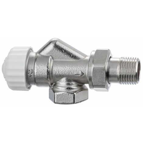 Corps thermostatique Heimeier Thermo Calypso Exact, axial, DN20 avec debitmetre