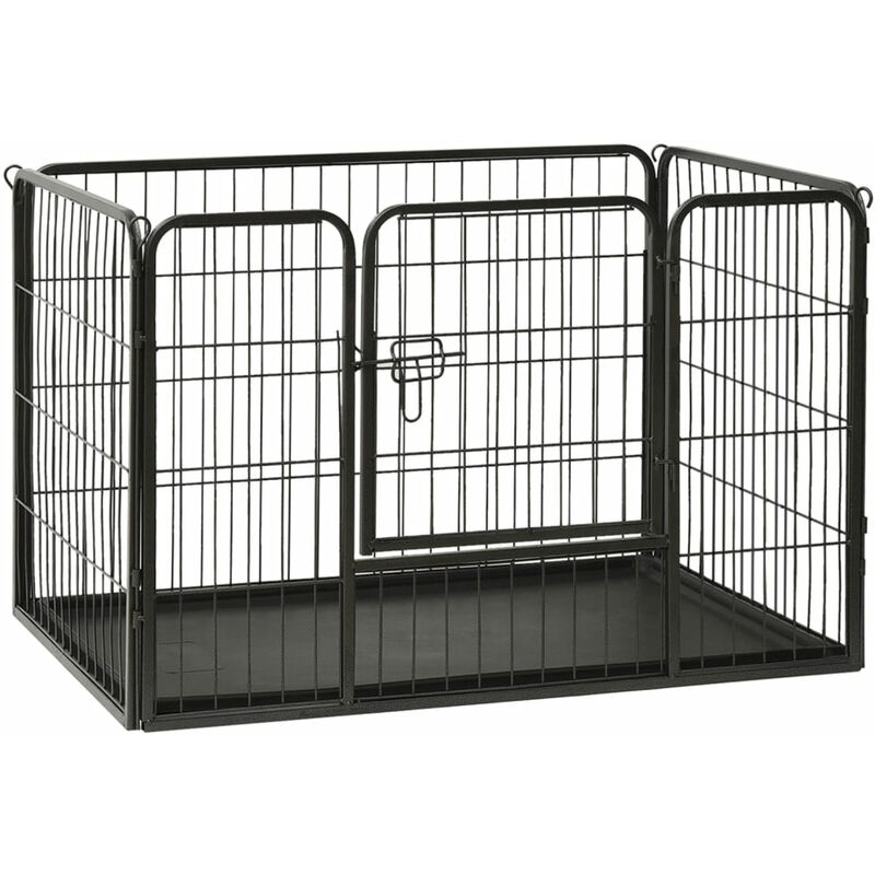 

Corral para perros cachorros acero 93x63x61cm