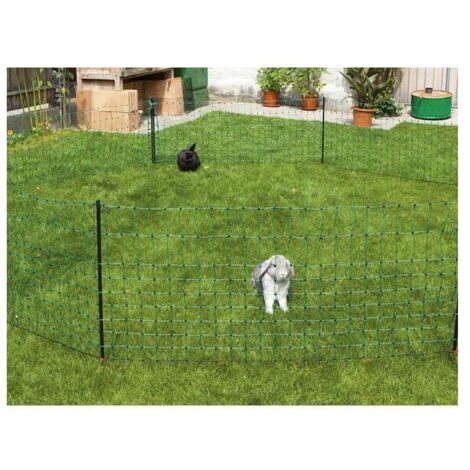Corral Rabbit netting 50 m, 65 cm, single prong, green