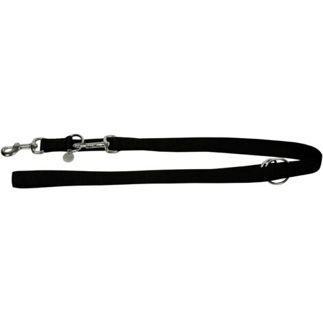 CORREA ADIESTRAMIENTO BASIC NYLON NEGRO 25mmx200cm.