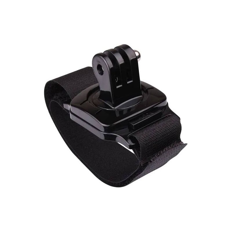 

Correa ajustable giratorio muñeca compatible con camara GoPr Negro