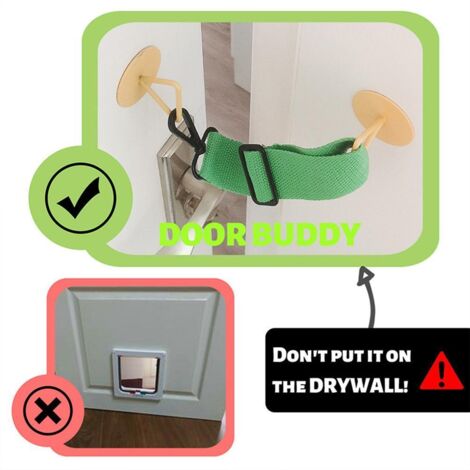 Correa ajustable para puertas para perros y gatos [LARNE]