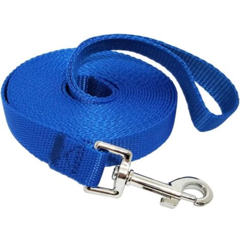 correa azul para perros de 5 m, correa de entrenamiento para perros, correa larga, adecuada para perros pequeños y grandes
