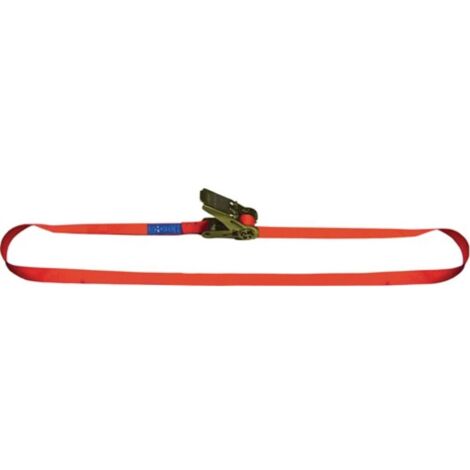 Correa de amarre DIN EN 12195-2 largo 6 m ancho 25 mm con carraca LC U 700