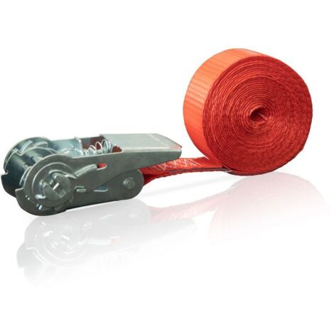 Correa de amarre DIN EN 12195-2 largo 6 m ancho 25 mm con carraca LC U 700