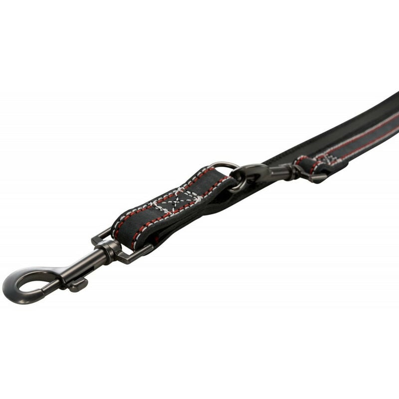 

Correa de cuero 2 M. talla S-M. ajustable. para perros, color antracita.