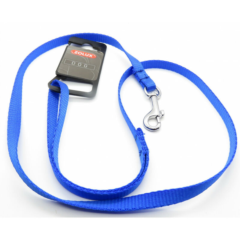 

Zolux - correa de nylon. tamaño 1 m. 10 mm. color azul. para el perro.