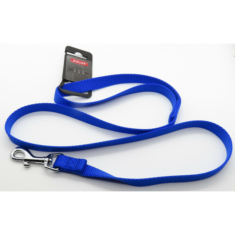 

Zolux - correa de nylon. tamaño 1 m. 15 mm. color Azul. para el perro.