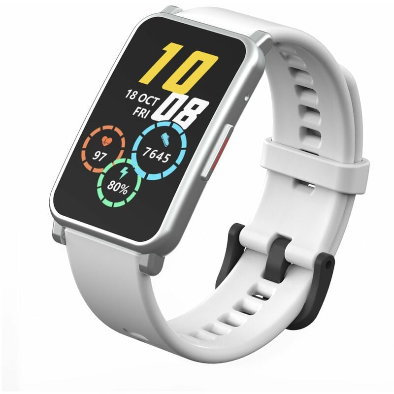 

Correa de reloj de 20 mm con hebilla de silicona para hombres y mujeres, reemplazo para HONOR Watch ES, correa de reloj,blanco