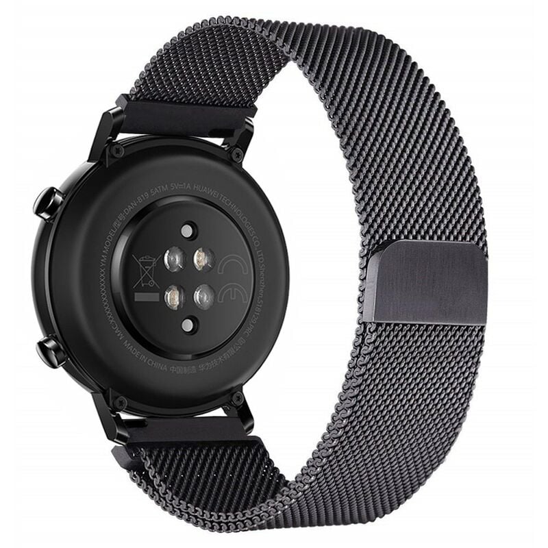 

Correa de reloj de 20 mm Correa de reloj de malla de acero inoxidable Reemplazo de correa de reloj Compatible con HUAWEI WATCH GT 2 42 mm / HONOR