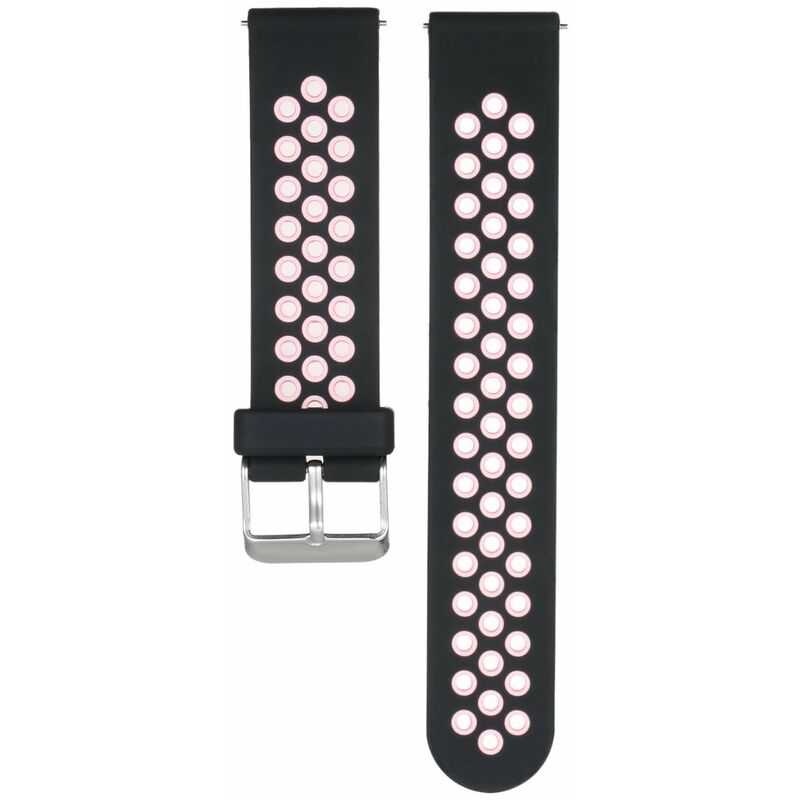 

Correa de reloj de 20 mm Correa de silicona suave de liberacion rapida con hebilla Correa de reloj transpirable Compatible con reloj inteligente /