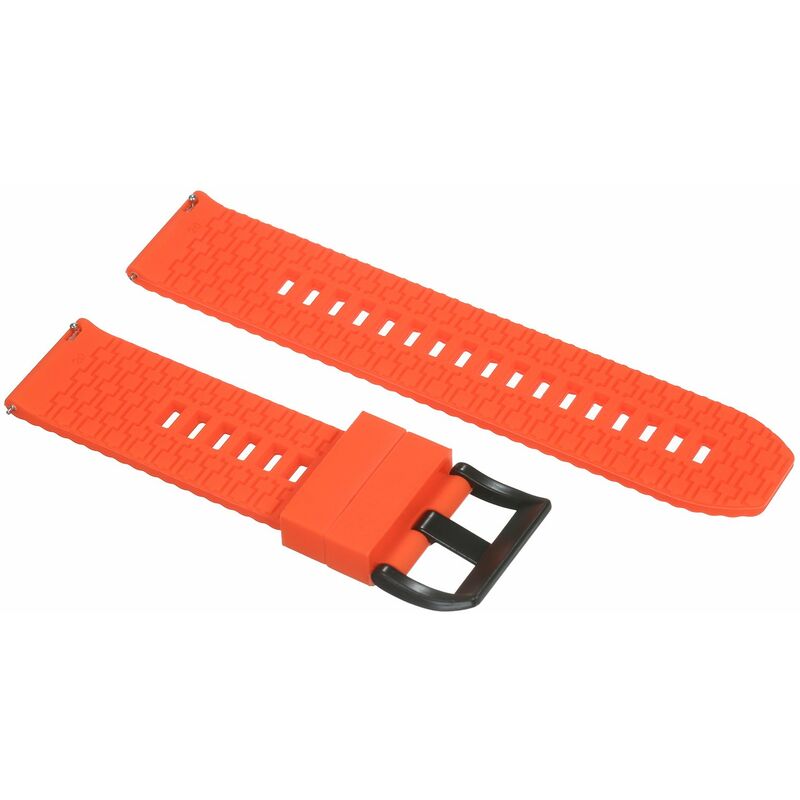 

Correa de reloj de 20 mm Correa de silicona suave de liberacion rapida con hebilla Correa de reloj transpirable Compatible con reloj inteligente /
