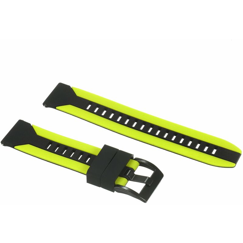 

Correa de reloj de 20 mm Correa de silicona suave de liberacion rapida con hebilla Correa de reloj transpirable Compatible con reloj inteligente /