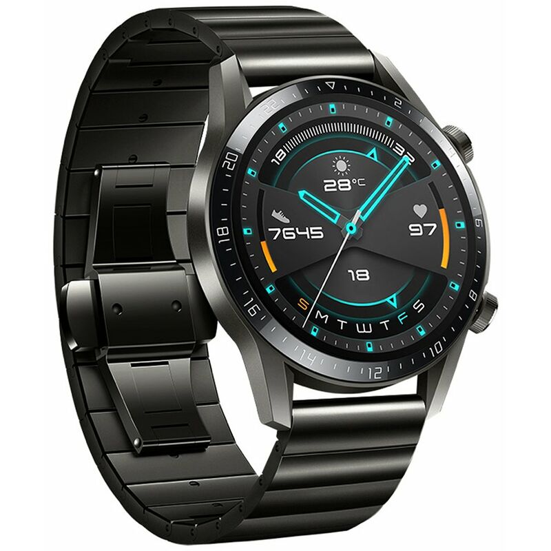 

Correa de reloj de 22 mm, correa de reloj de acero inoxidable, correa de repuesto para HUAWEI WATCH GT2 46 mm / HONOR MagicWatch2 46 mm / HONOR