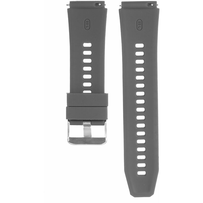 

Correa de reloj de 22 mm Correa de silicona suave de liberacion rapida con hebilla Correa de reloj transpirable Compatible con reloj inteligente /