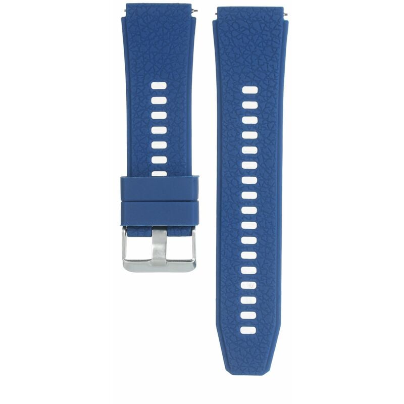 

Correa de reloj de 22 mm Correa de silicona suave de liberacion rapida con hebilla Correa de reloj transpirable Compatible con reloj inteligente /