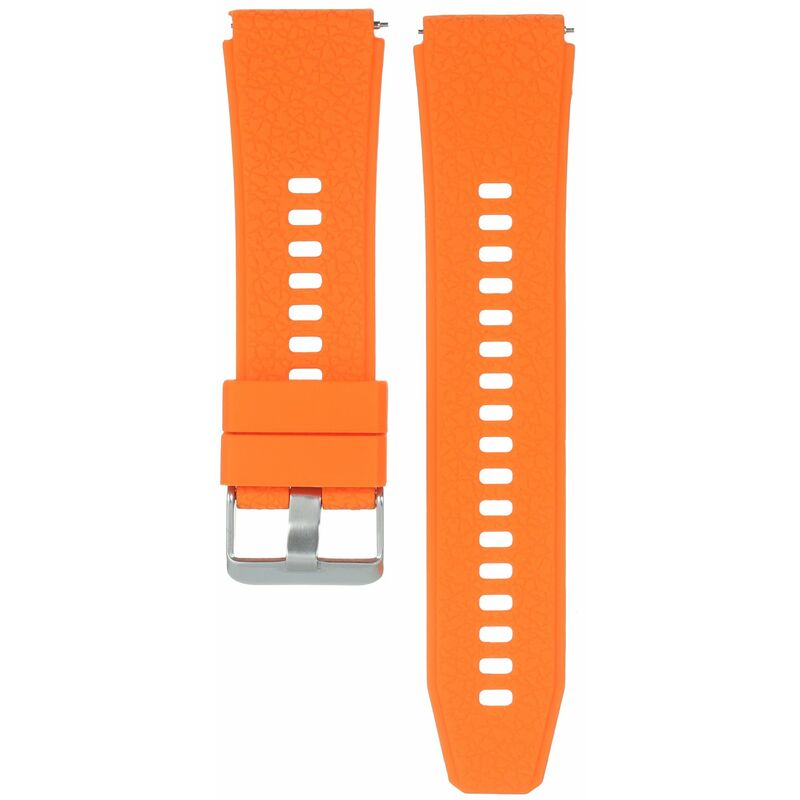 

Correa de reloj de 22 mm Correa de silicona suave de liberacion rapida con hebilla Correa de reloj transpirable Compatible con reloj inteligente /