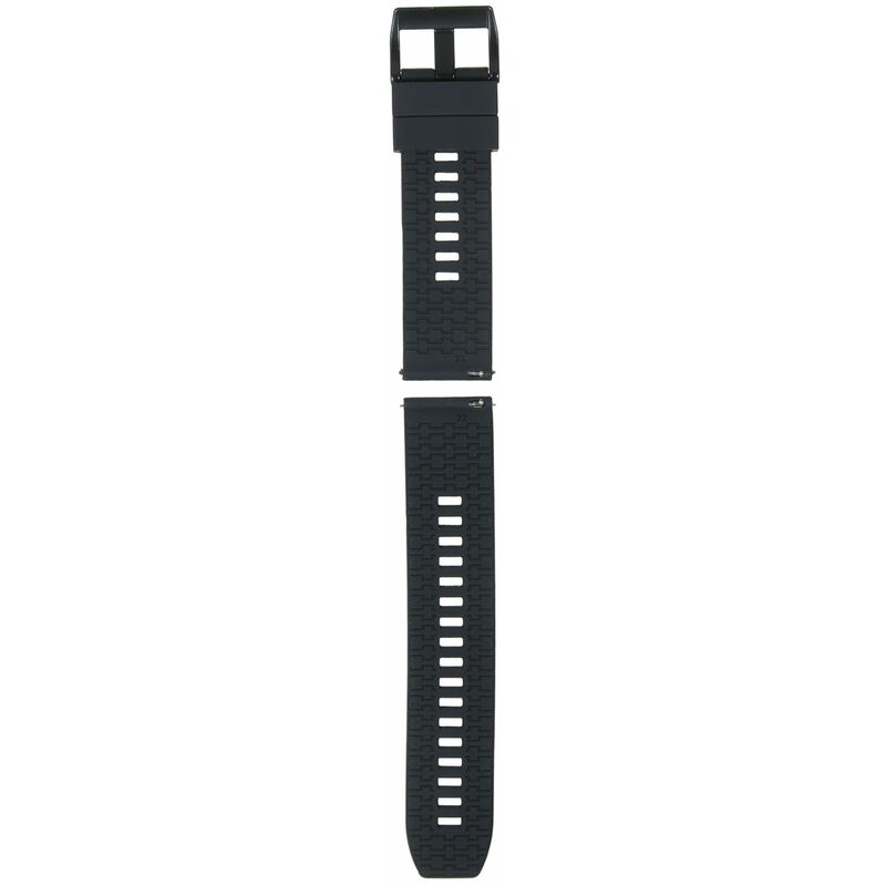 

Correa de reloj de 22 mm Correa de silicona suave de liberacion rapida con hebilla Correa de reloj transpirable Compatible con reloj inteligente /
