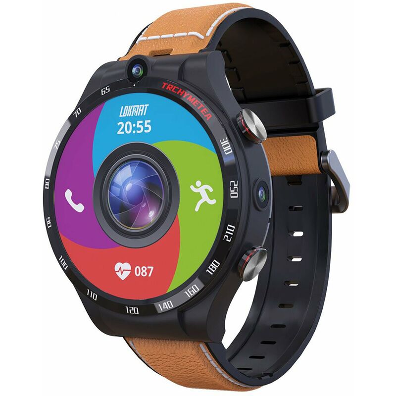 

Correa de reloj inteligente de cuero de repuesto suave de 22 mm Correa de reloj de liberacion rapida Correa de reloj ajustable transpirable