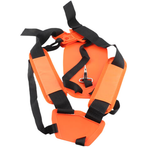 Correa doble acolchada de color naranja para el hombro, fabricada en nailon, para desbrozadoras, compatible con los modelos FS120, FS55 y FS220.