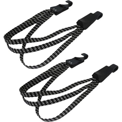 Correa elástica de sujeción para bicicleta, correa de sujeción para bicicleta con gancho (60 cm)