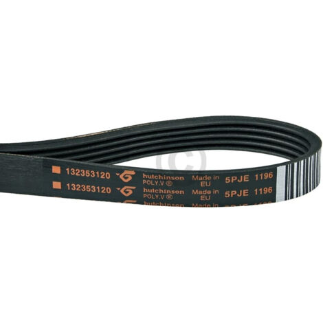 Correa Estriada 1196PJ6E Compatible con AEG 132353120/0 para Lavadora Lavadora Secadora