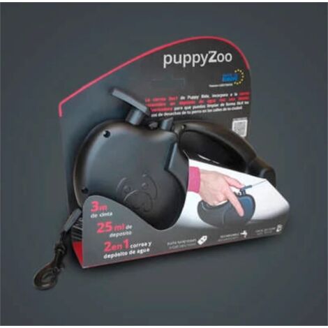 Correa extensible para perro con pulverizador de agua PuppyZoo REF 452