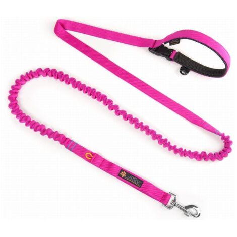 Correa JoQu® Two Runners con amortiguador, color rosa
