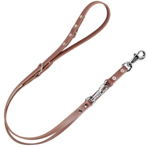 Correa mascota multiposicion arppe cuero marr 2176012004