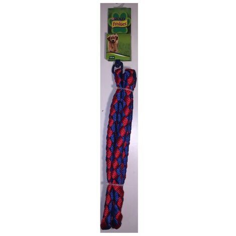 Correa Nylon Roja y Azul 120cm - Friskies Purina