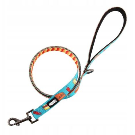 Correa para perro corta 1,5 m colorida urbana tradicional yorkie HUGGY DOGGY S