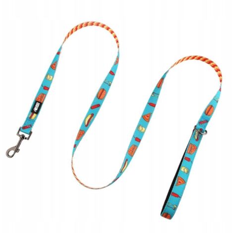 Correa para perro corta 1,5m colorida bulldog francés jack HUGGY DOGGY M