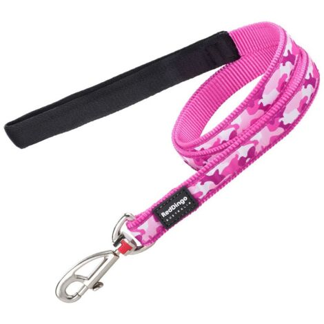 Correa para Perro Red Dingo Camuflaje Fucsia (1,5 x 120 cm)