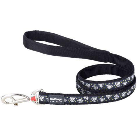 Correa para Perro Red Dingo Diamond 1,2 m Negro 1.2 x 120 cm