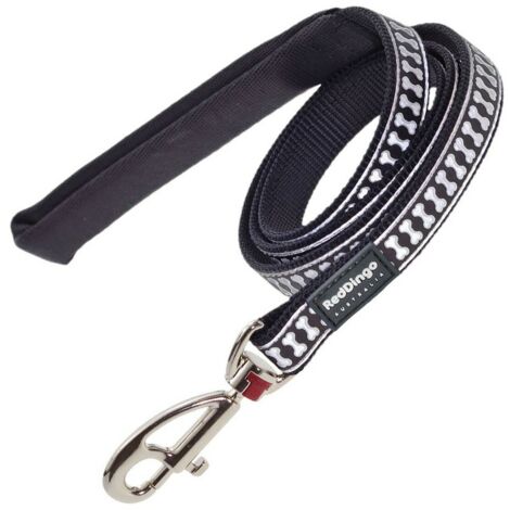 Correa para Perro Red Dingo Reflectante Negro (1,2 x 120 cm)