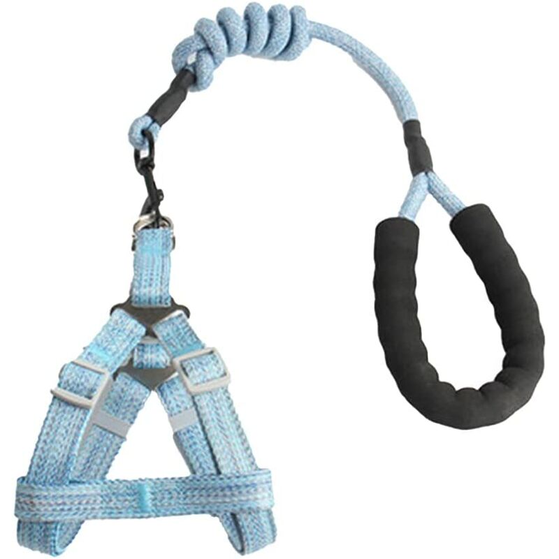 

Correa para perros Cuerda antichoque para perros Correa mediana para perros Soft Grip Azul 0.6cm