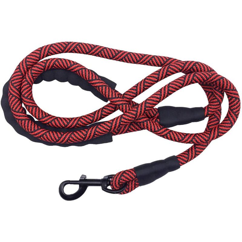 

Correa para perros de cuerda resistente, correa de nailon para mascotas de 1,5 m, correa de agarre suave y acolchada para perros grandes y medianos,