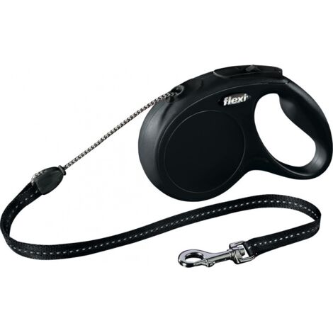 Correa para Perros Flexi Design S Cordón 5m Plata