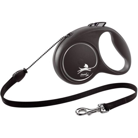 Correa para Perros Flexi Design XS Cordón 3m Plata