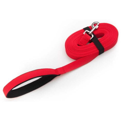 Correa para perros pequeños JoQu® Long 5m roja