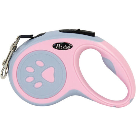 Correa retráctil para perros, de 5 m/16 pies, apta para perros pequeños de hasta 12 kg, ideal para paseos diarios.