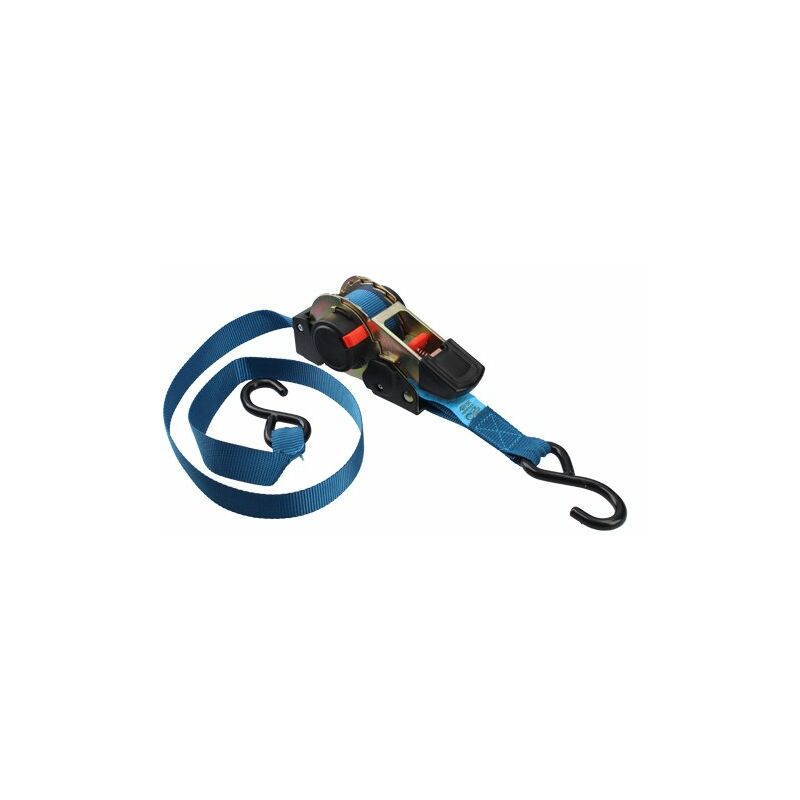 

FSKCOS002 correa de amarre con trinquete, ganchos de acero reforzado y sistema de recogida automático - Ferrestock