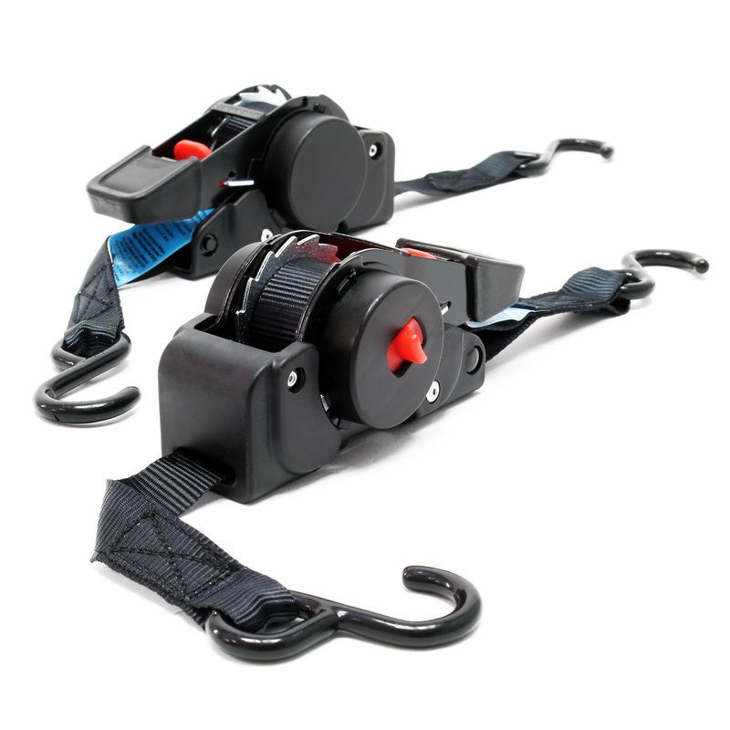 

Correas de amarre automáticas Set 2x Carga de tracción 100daN LGF 0,2 m LGL 1,8 m PES Asegurar carga