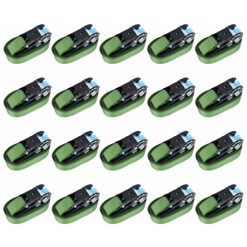

Correas de sujeción de trinquete 20 unidades verde 800 daN 6 m