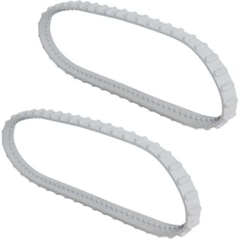 Correas de transmisión de goma RCX23002 de ajuste preciso compatibles con el limpiador de piscinas Hayward Aquavac Tiger Shark Plus QC SharkVac (2 unidades)