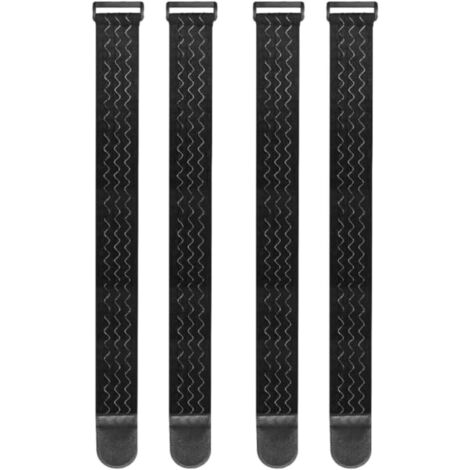 Correas elásticas para bicicleta, 4 correas con bandas antideslizantes, correa portabicicletas, arnés para bicicleta, 60 x 5 cm, para asegurar cuadros y ruedas.