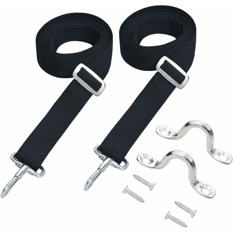 

Correas para toldo Bimini 2 unidades tela y acero inoxidable