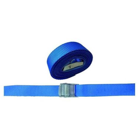 Correas sencillas Vigor azul con mordaza 25 mm 2,5 m