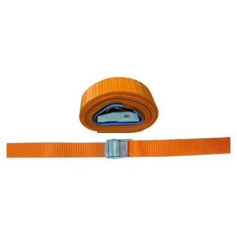 Correas simples Vigor naranja con mordaza 25 mm 1,5 m