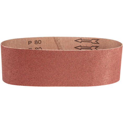 Correas sin fin 75 x 533 mm, K80, 3 uds.